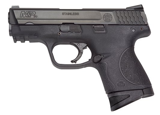 Smith & Wesson M&P Compact 9mm 3.5" 12+1 Syn Grips Black Finish